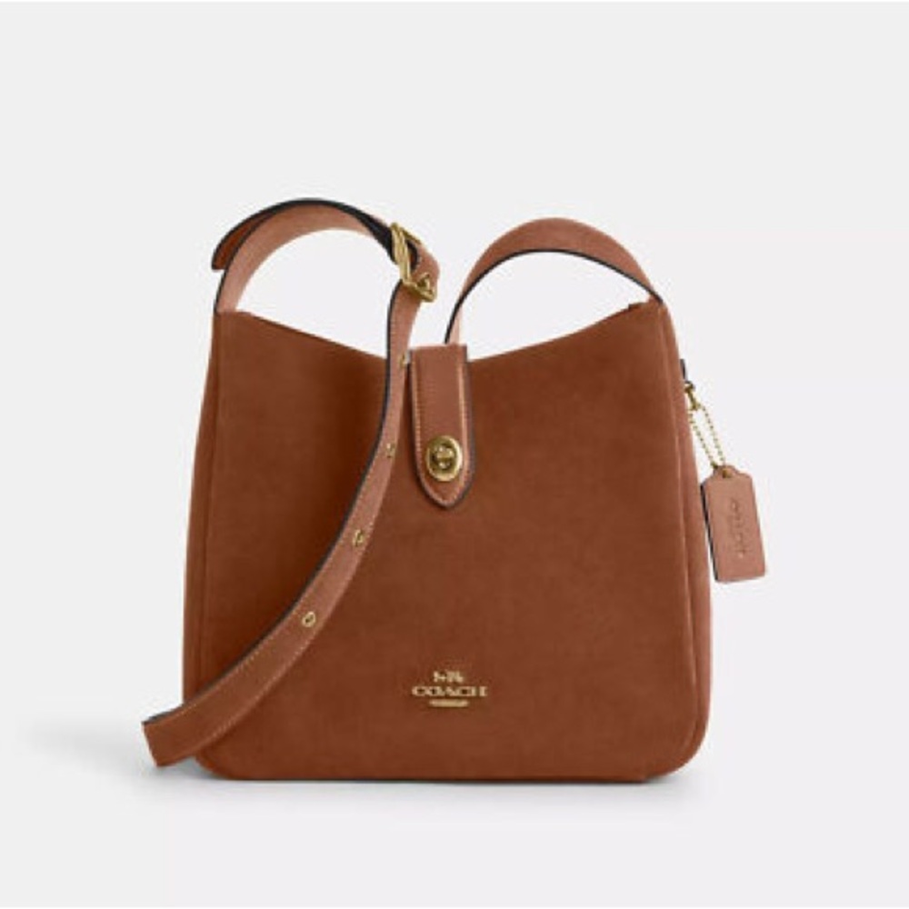 Coach Crossbody Bag in Silver and White